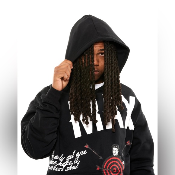 MAXIMO Black Bullseye Hoodie - Picture 2 of 3